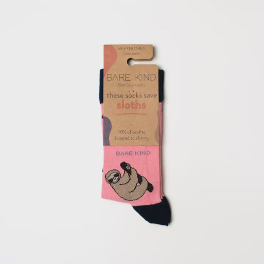 Bare Kind Bamboo Socks - Sloths