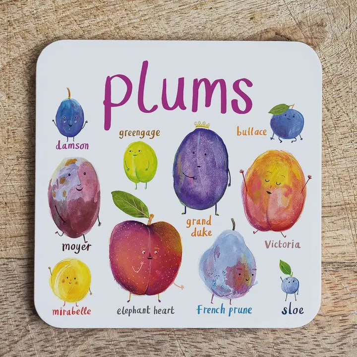 Fun Pun - Coaster - Plums