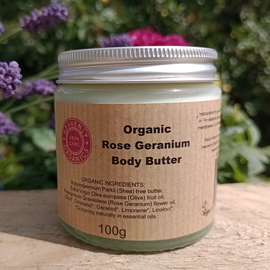 Organic Rose and Geranium Body Butter