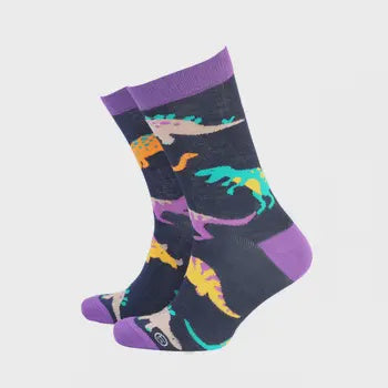 Bamboo Socks - Men's - Dinosaur