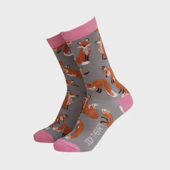 Bamboo Socks - Women's - Foxes