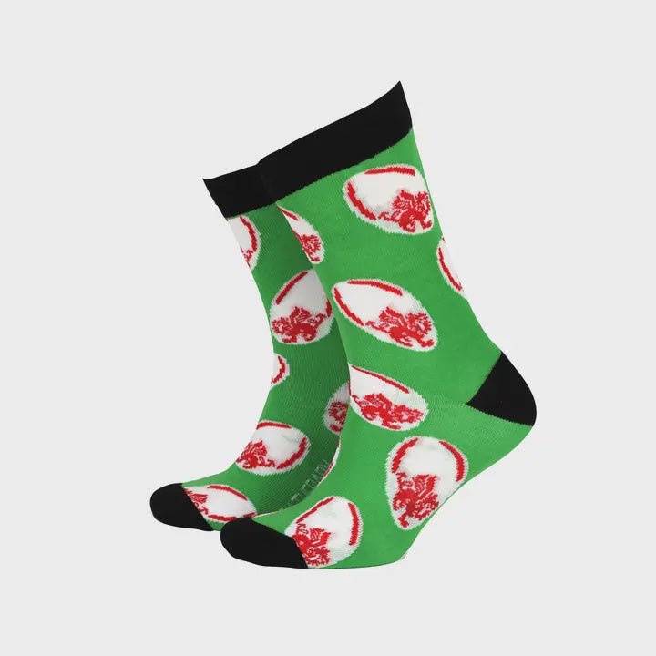 Bamboo Socks - Men's - Welsh Rugby