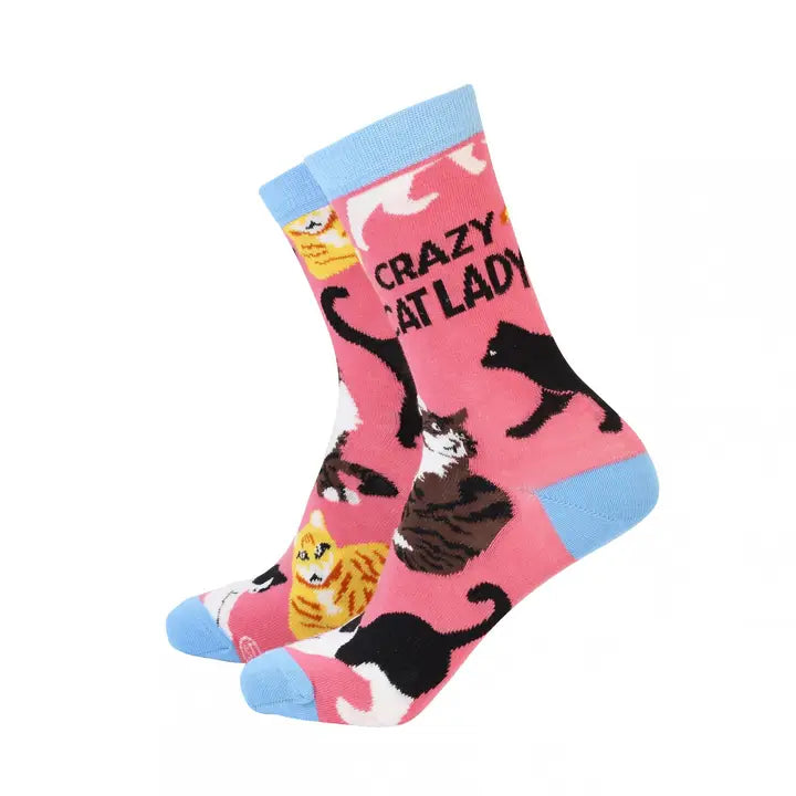 Bamboo Socks - Women's - Crazy Cat Lady