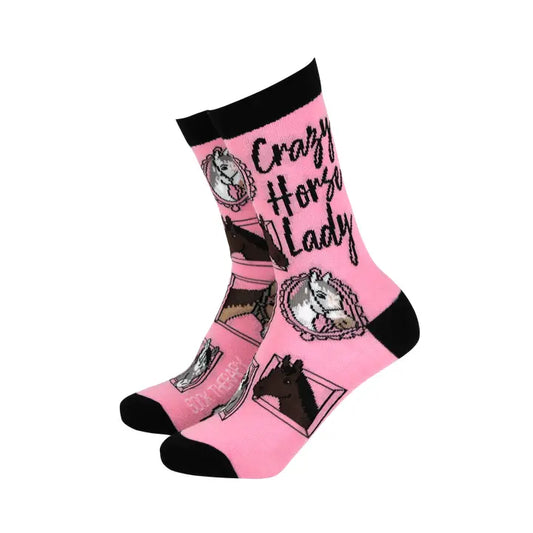 Bamboo Socks - Women's - Crazy Horse Lady