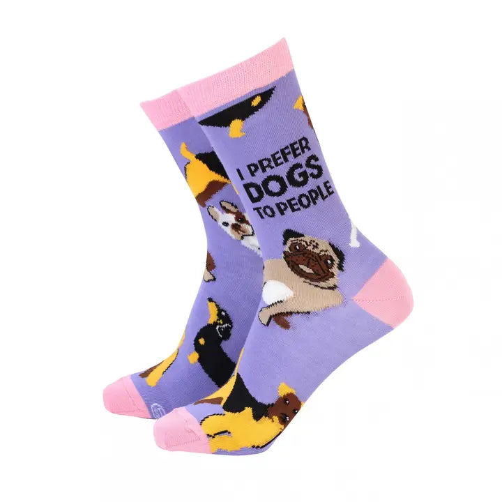 Bamboo Socks - Women's - I prefer Dogs to People