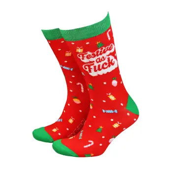 Bamboo Socks - Women's - Festive as F***