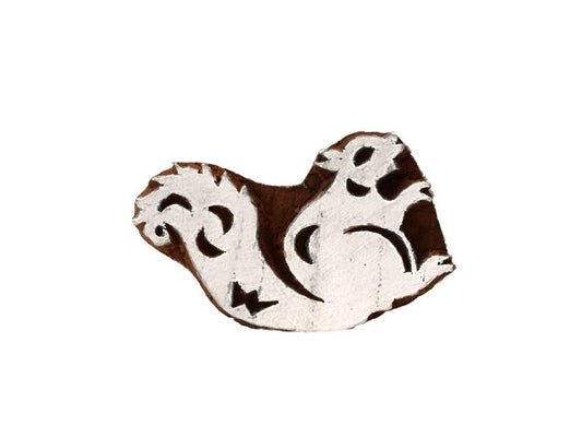 Squirrel Fairtrade Wooden Stamp Block