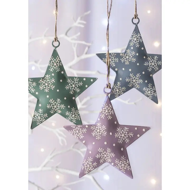 Hand Painted Star Hanging Decoration