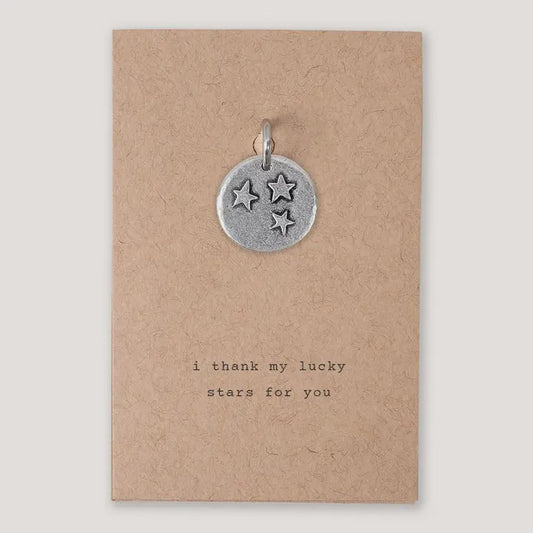 "I Thank My Lucky Stars for You" Keepsake Charm