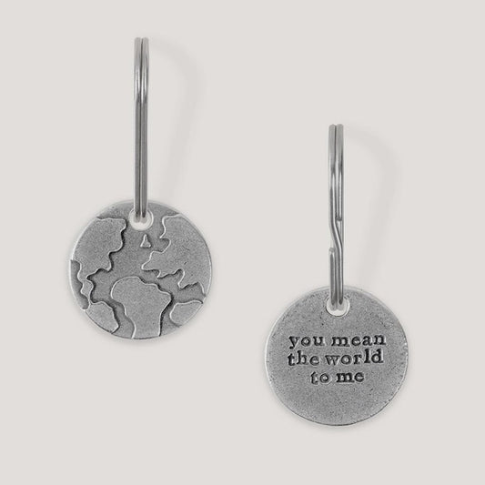 "You mean the World to Me" Keepsake Charm